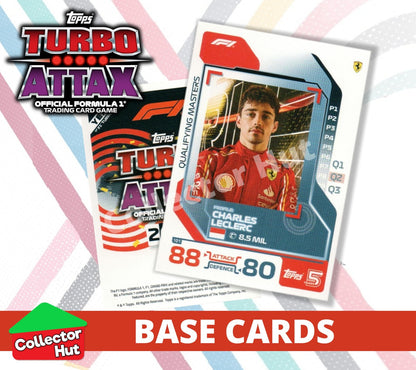 Topps Turbo Attax Formula 1 F1 2024 #1-166 Base Cards YOU CHOOSE