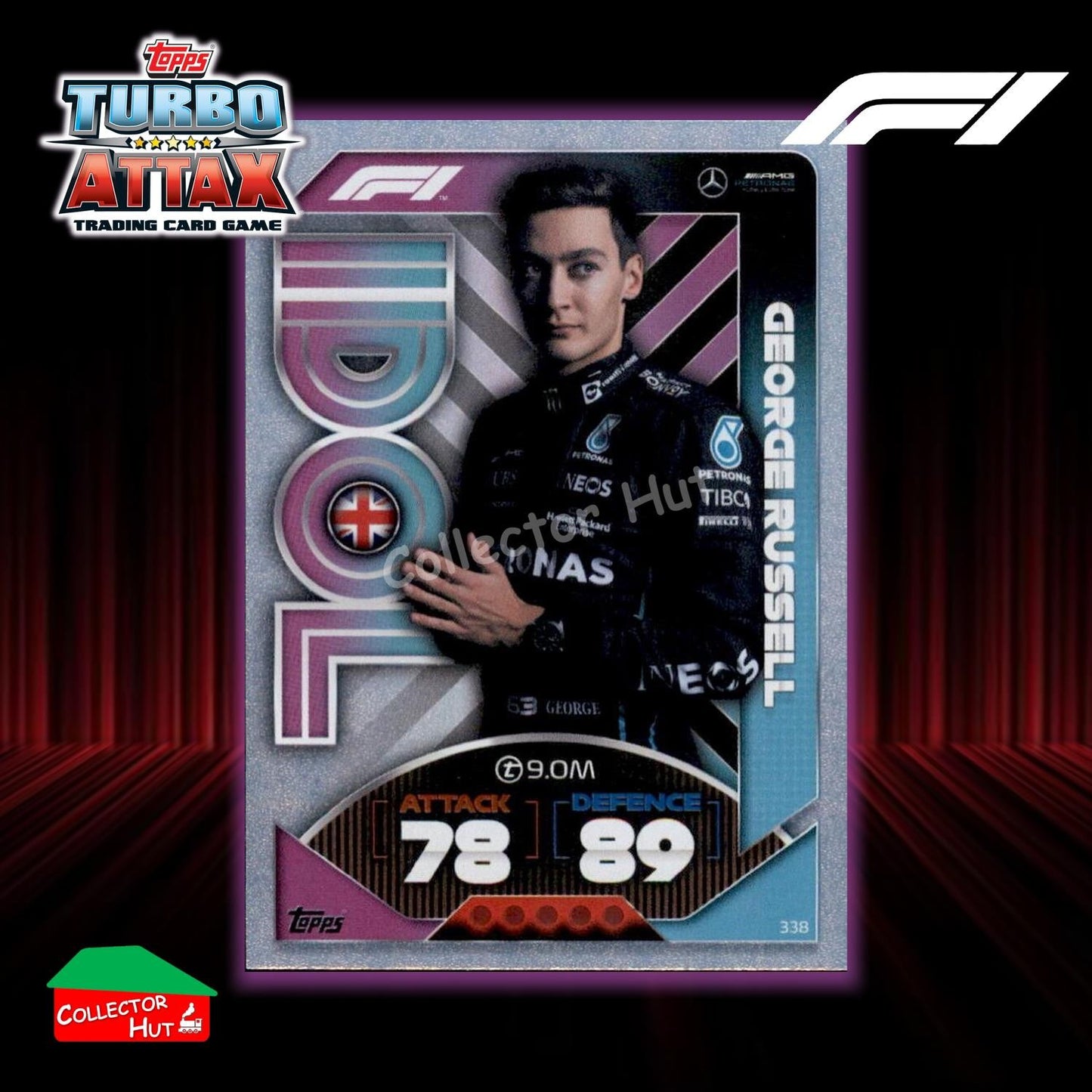 Topps Turbo Attax Formula 1 F1 2022 Limited Edition, 100 Club & Foil Cards