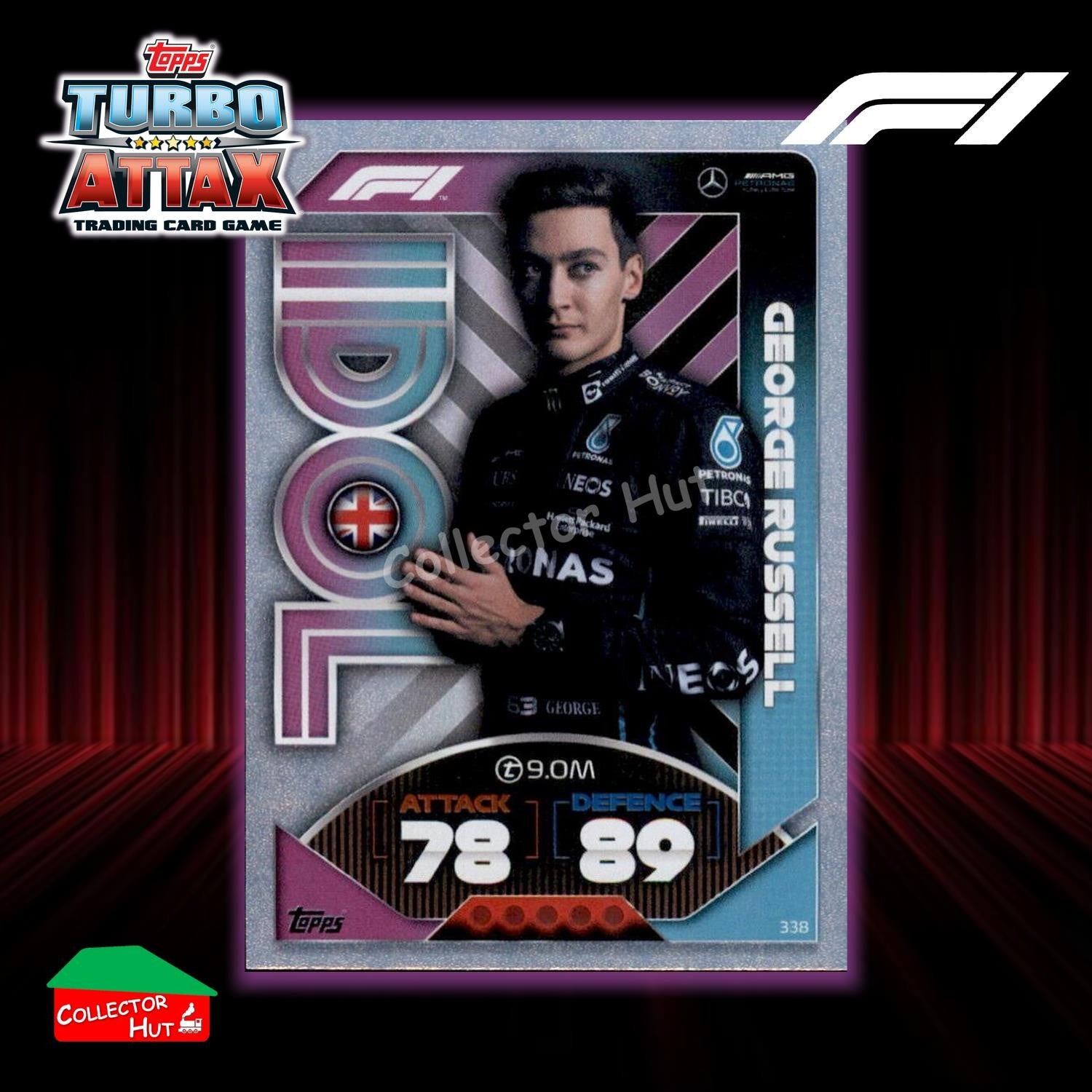 Topps Turbo Attax Formula 1 F1 2022 Limited Edition, 100 Club & Foil Cards