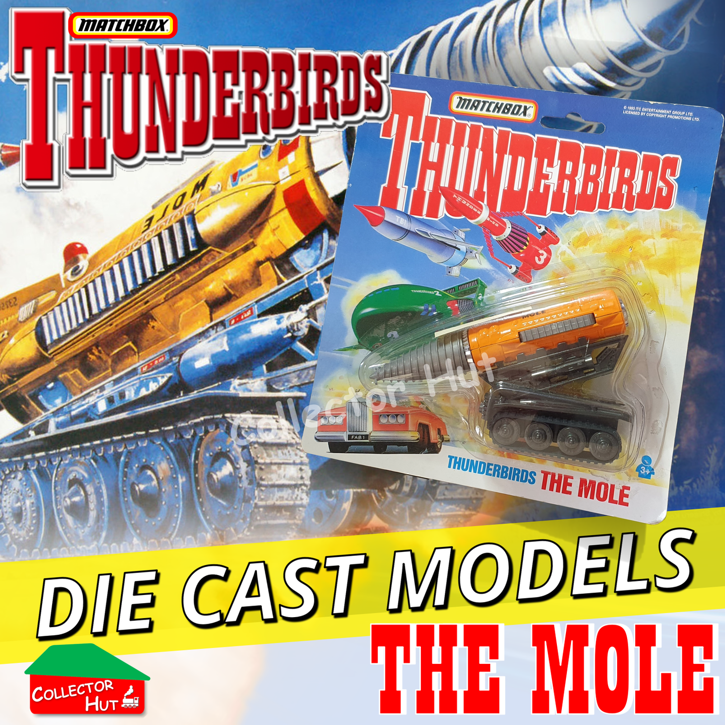 Gerry Anderson Thunderbirds Matchbox Die Cast Models & Action Figures SEALED