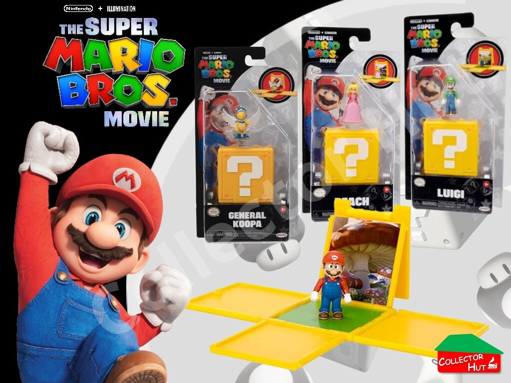 The Super Mario Bros Movie 3cm Mini Figures with Mystery Box
