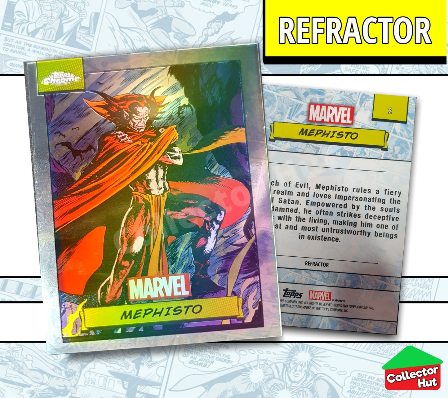Marvel Topps Chrome 2024 REFRACTOR Card Collection YOU CHOOSE