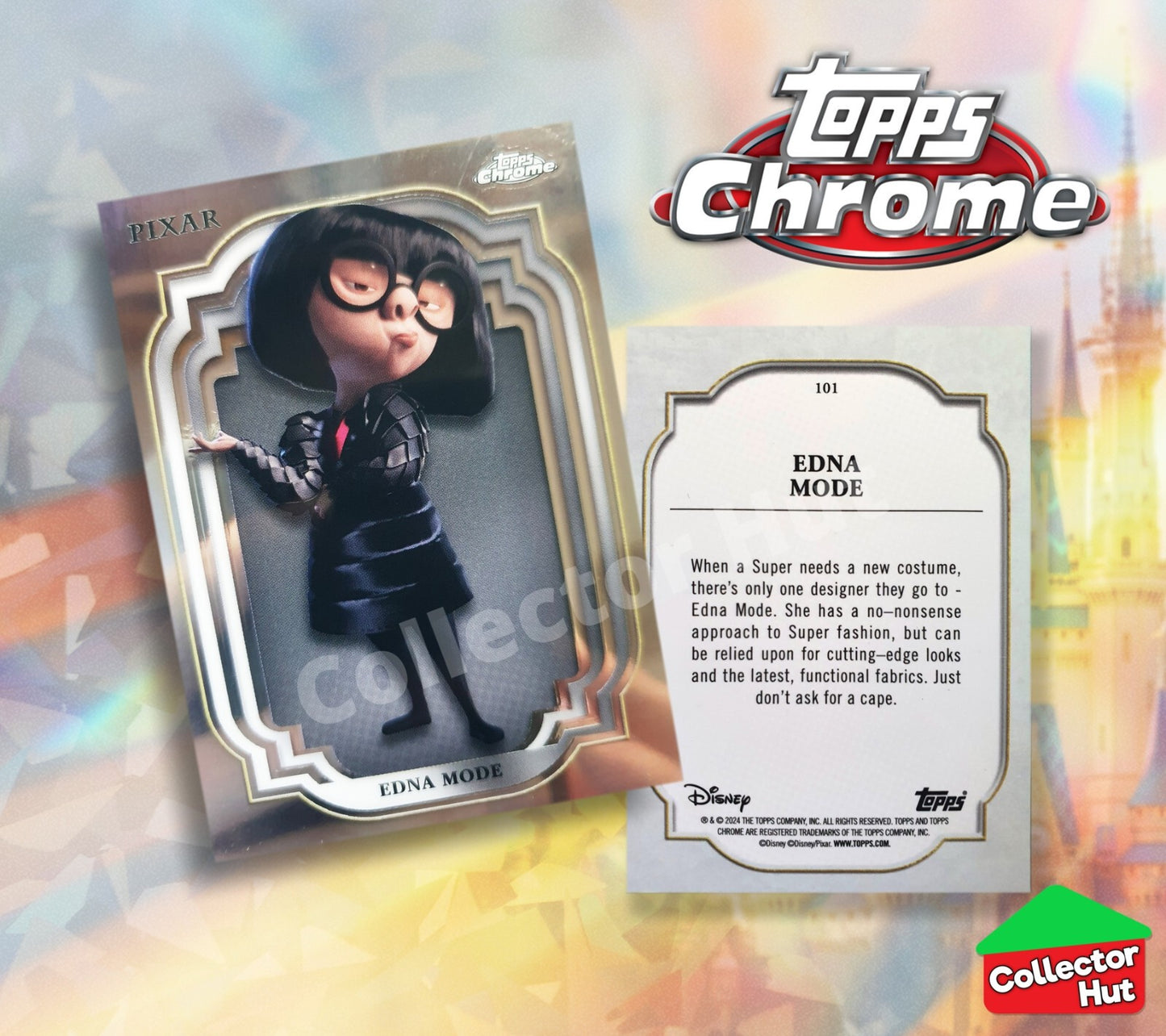 Disney Topps Chrome 2024 Base Cards 1-200 Pick Singles to Complete Your Set