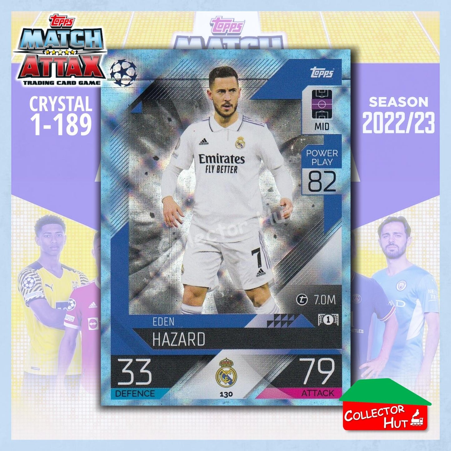 Topps Match Attax Europa Champions League 2022/23 Crystal Parallel Cards 1-189