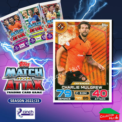 TOPPS MATCH ATTAX SPFL 2022/23 #1-162 Choose Your Card