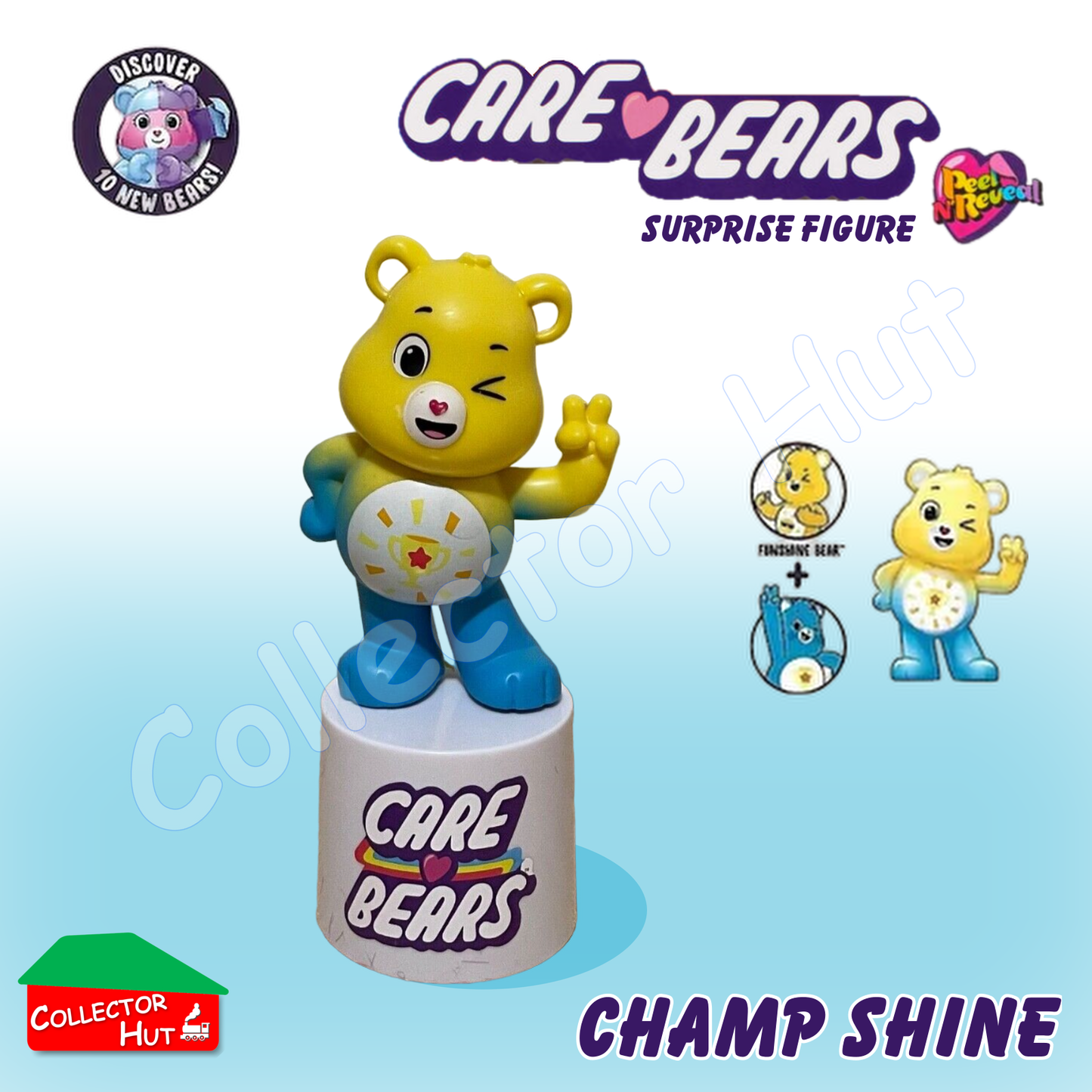 Care Bears Peel N' Reveal Surprise Figures (Identified)