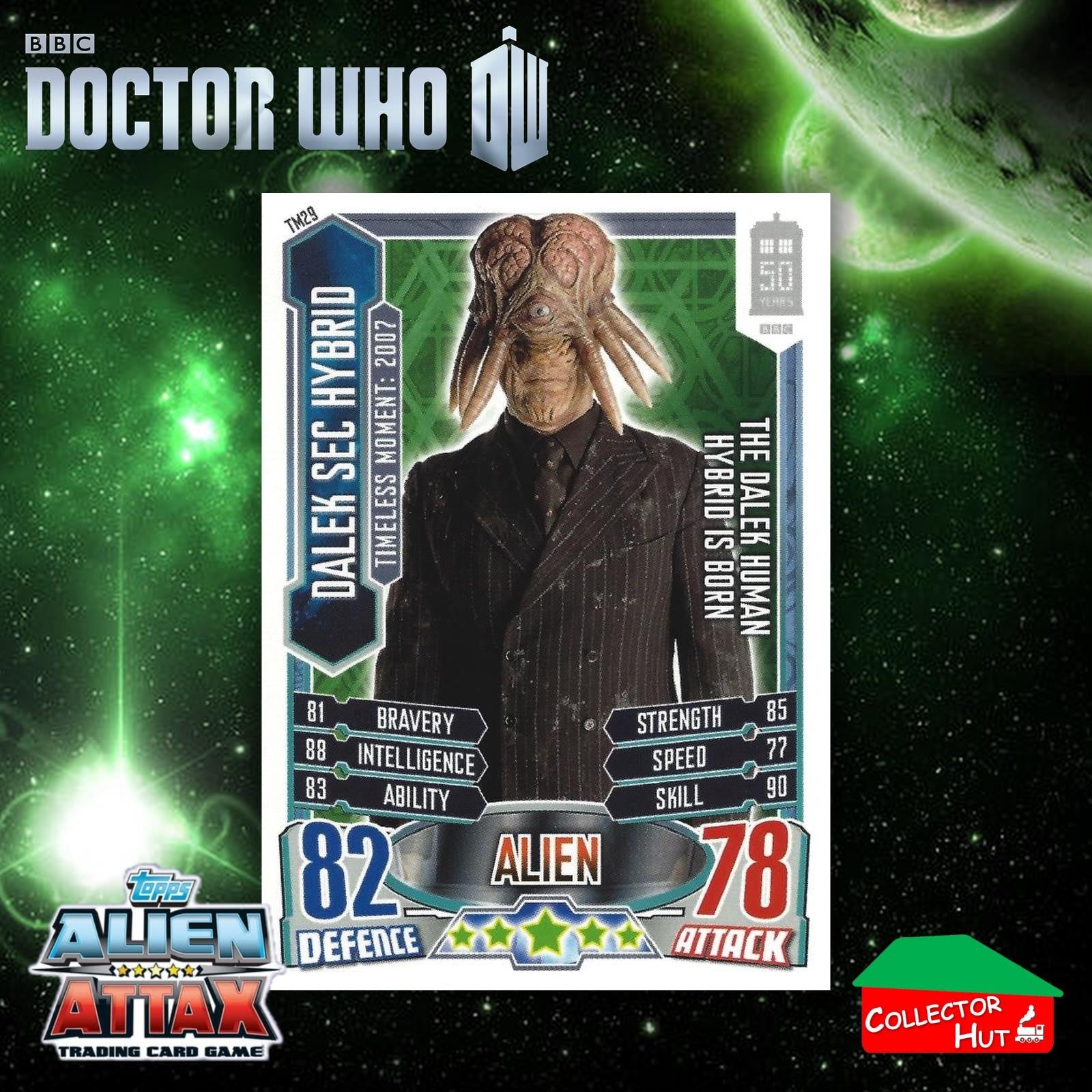 Topps Doctor Who Alien Attax 50th Anniversary Edition Companion Timeless Cards