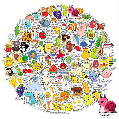 Awesome Stickers Novelty Anime Cartoon Animals Artistic 100's to Choose From
