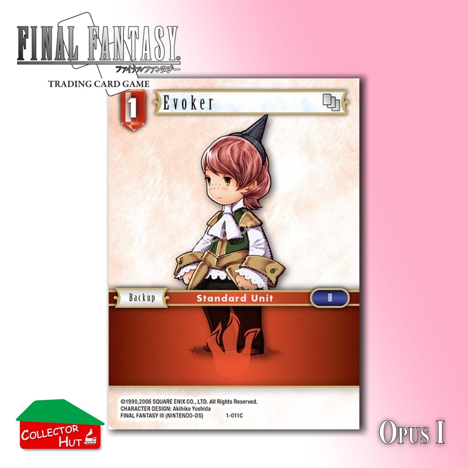 Final Fantasy Trading Card Game OPUS I Singles You Choose