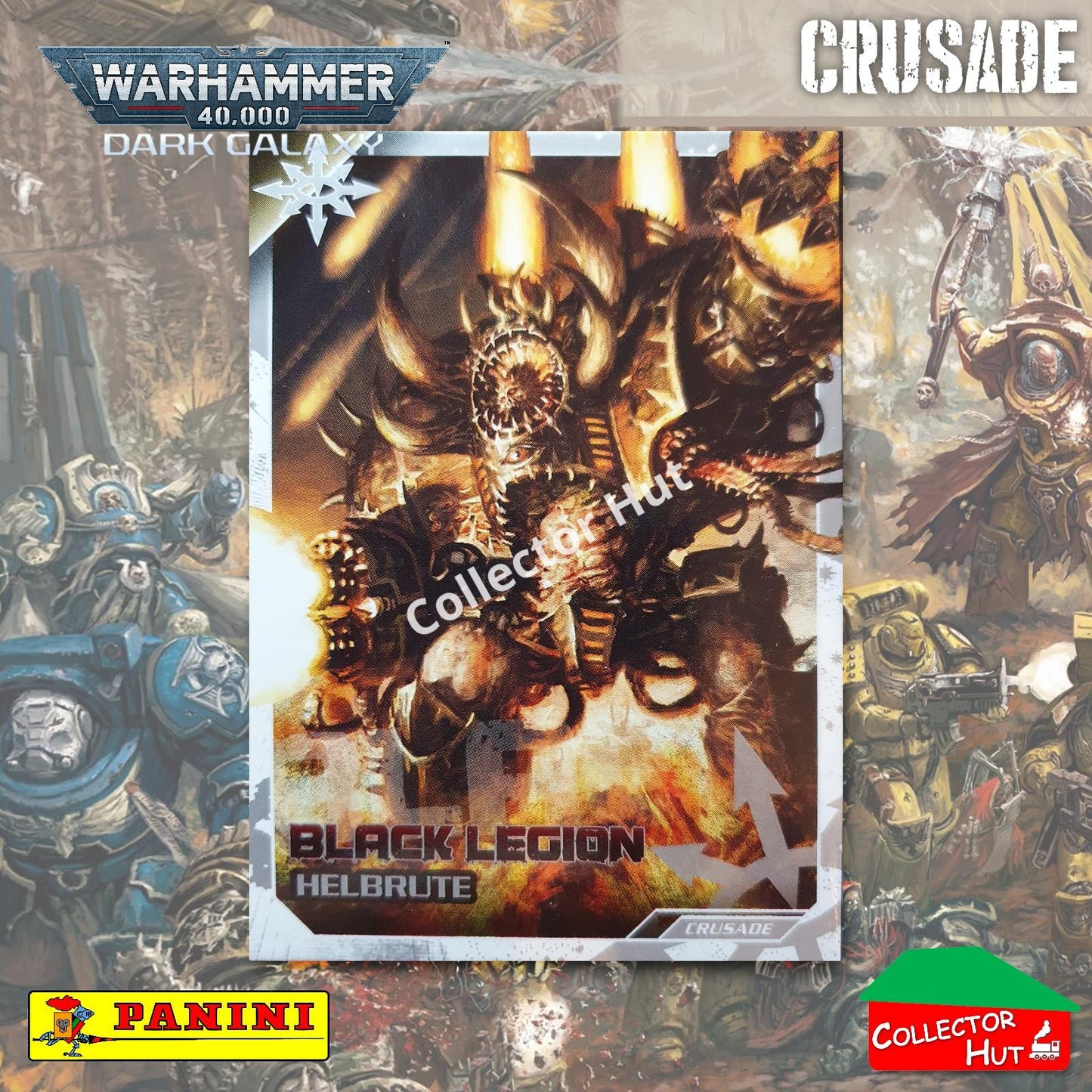 PANINI Warhammer 40,000 Dark Galaxy Parallel Trading Card Crusade Vanguard Purge