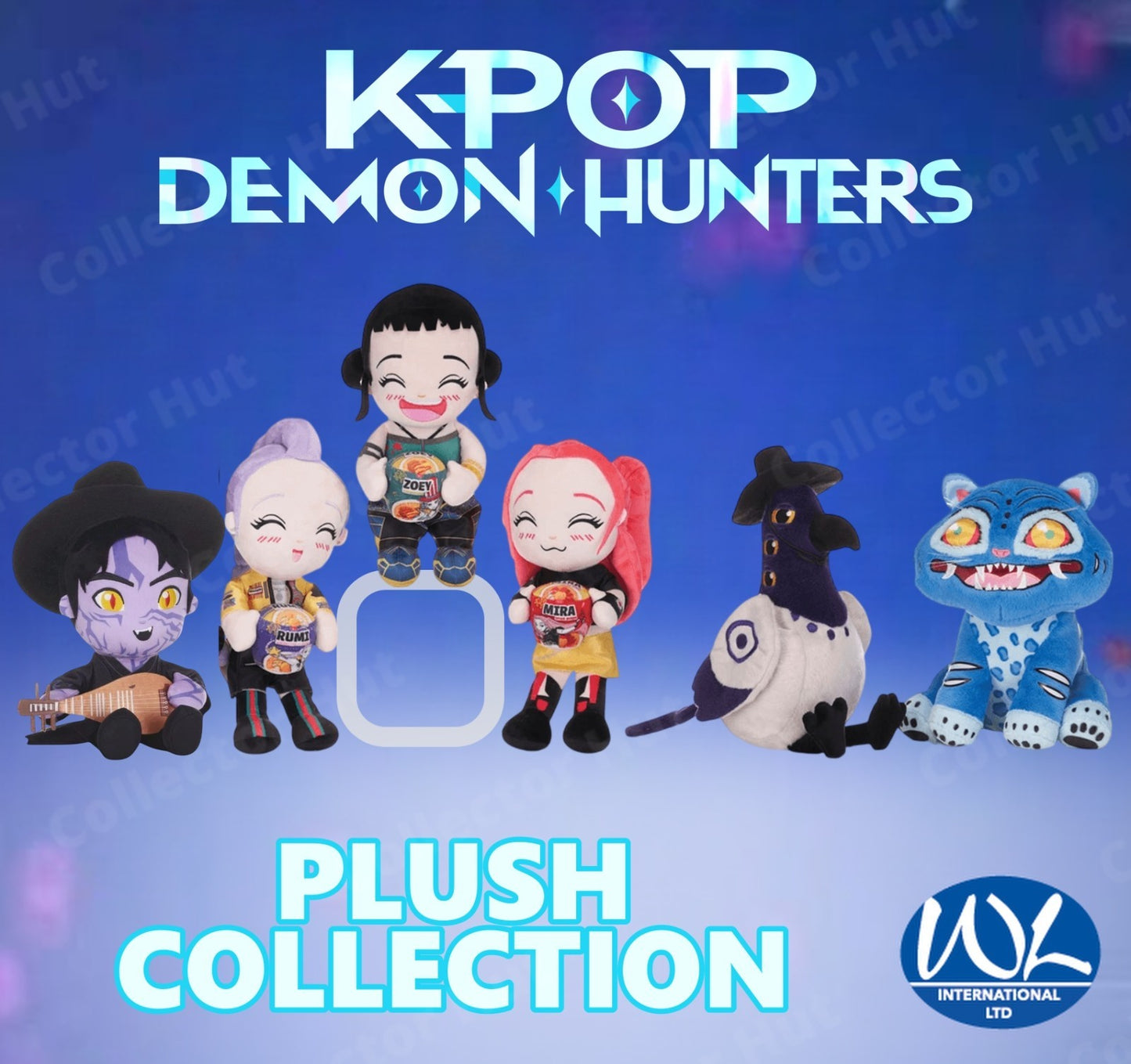 K-Pop Demon Hunters 30cm Plush Collection Genuine Whitehouse