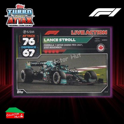 Topps Turbo Attax Formula 1 F1 2022 #136-279 Base Cards YOU CHOOSE