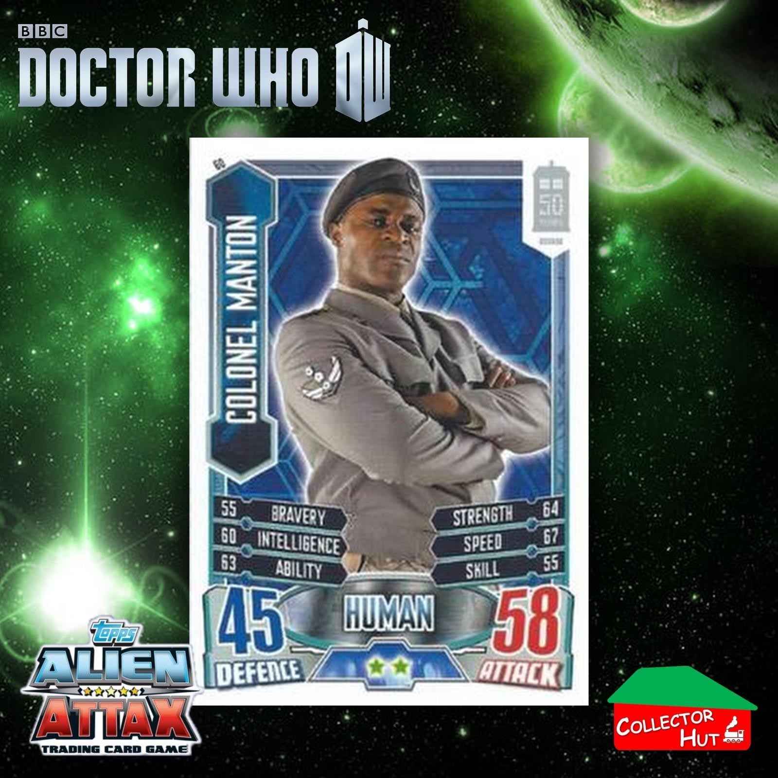 Topps Doctor Who Alien Attax 50th Anniversary Edition Companion Timeless Cards
