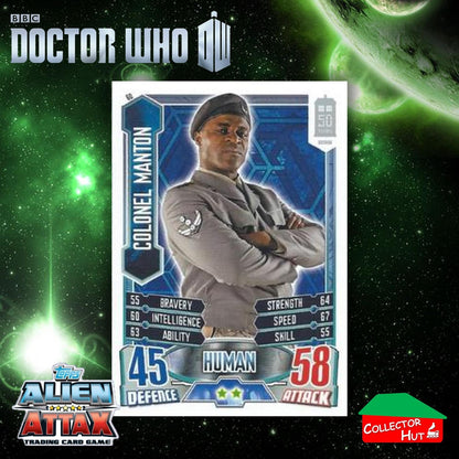 Topps Doctor Who Alien Attax 50th Anniversary Edition Companion Timeless Cards
