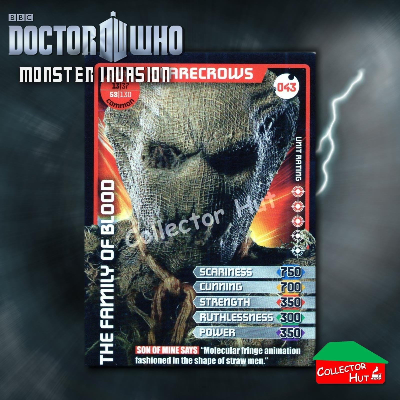 DOCTOR WHO Monster Invasion Trading Cards Base 1-165 New Fresh & Sleeved