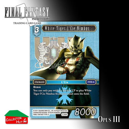 Final Fantasy Trading Card Game OPUS III 3 FOIL CARDS You Choose