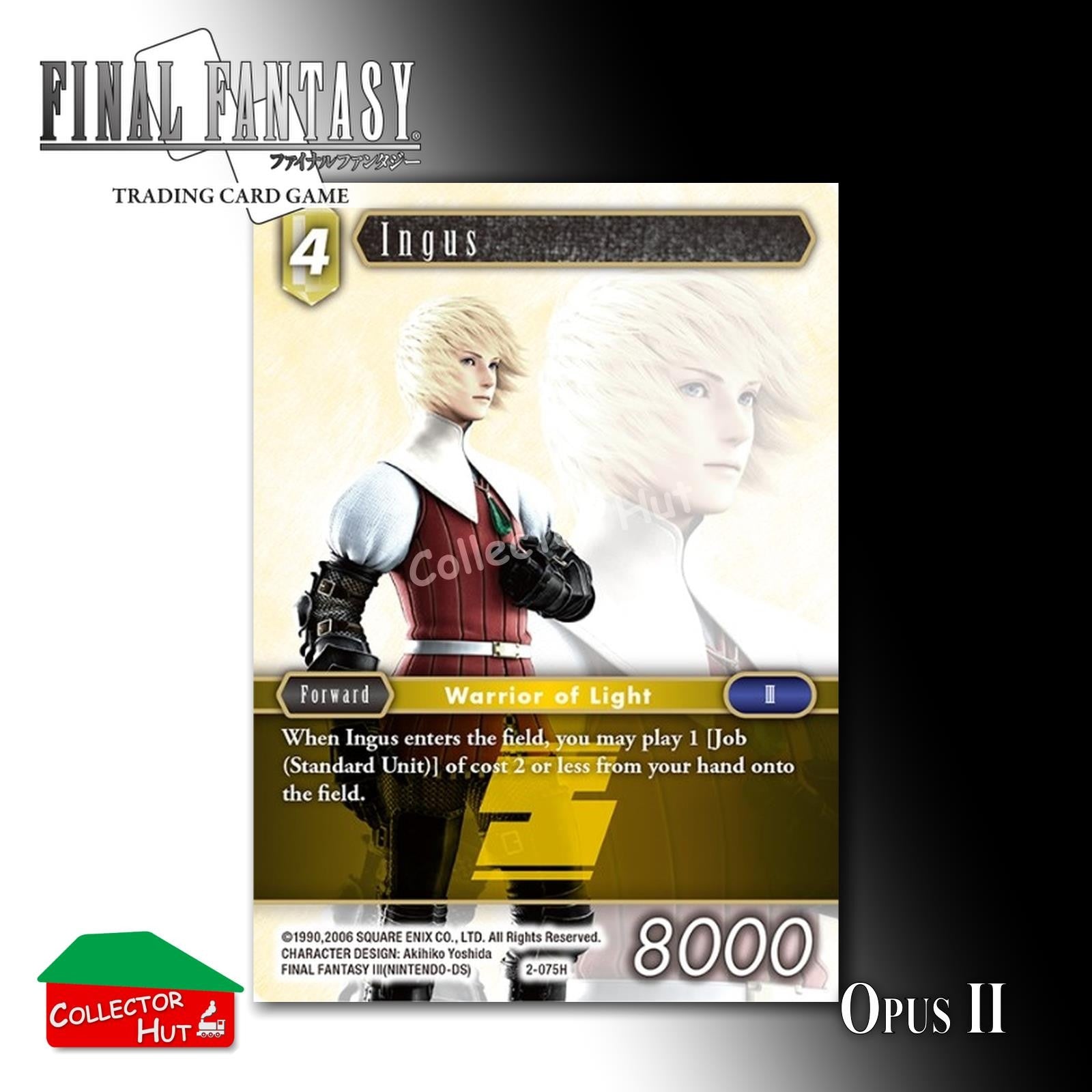 Final Fantasy Trading Card Game OPUS II 2 Singles You Choose