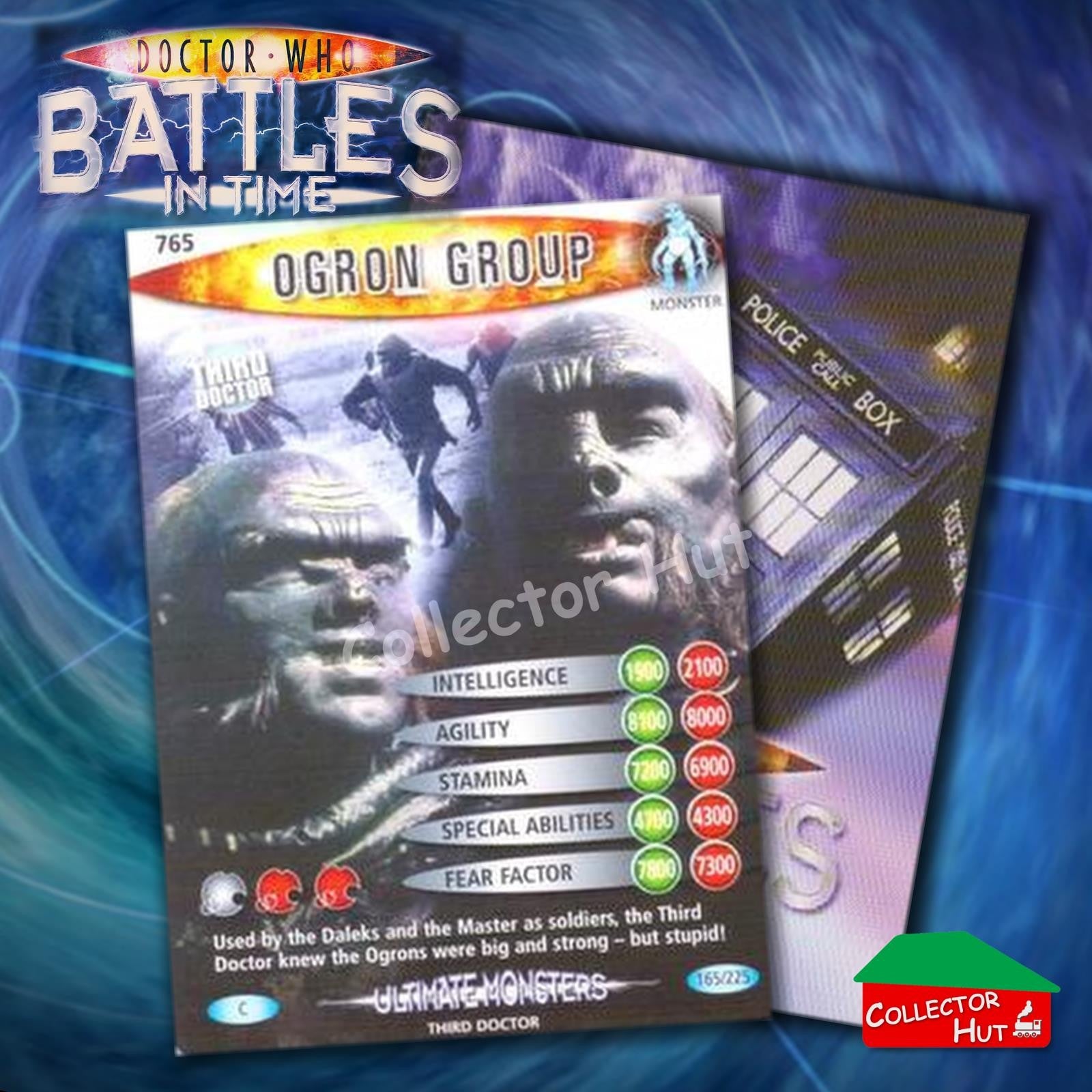 DOCTOR WHO Battles in Time #601-825 ULTIMATE MONSTERS RARE & COMMON Cards