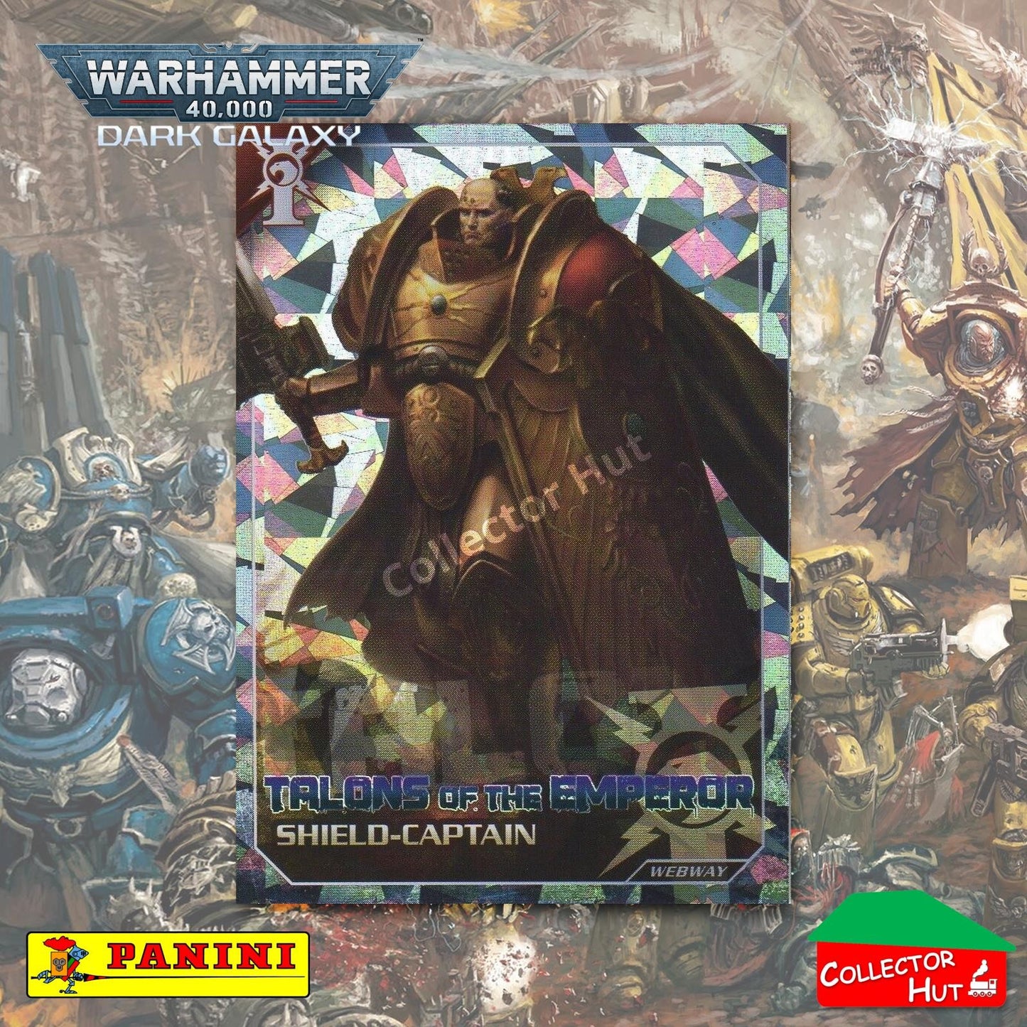 PANINI Warhammer 40,000 Dark Galaxy Webway Inferno Adamantium Limited FOIL Cards