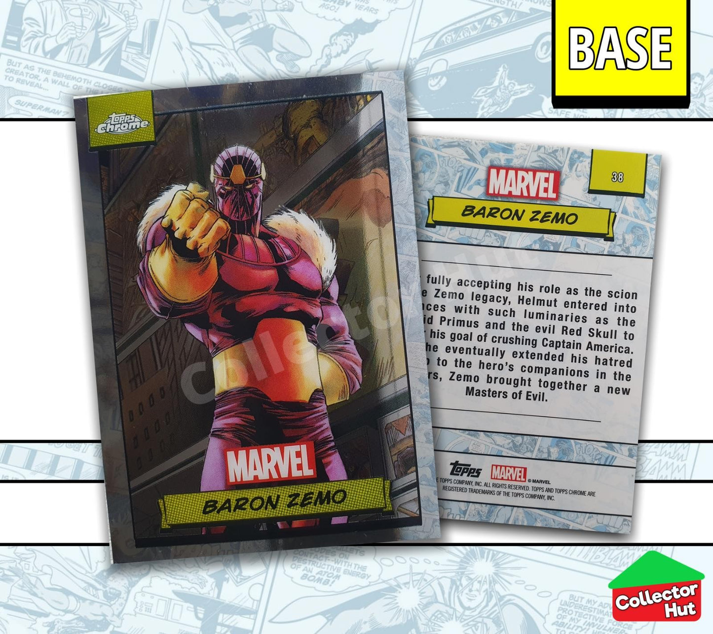 Marvel Topps Chrome 2024 Base Card Collection 1-150 YOU CHOOSE