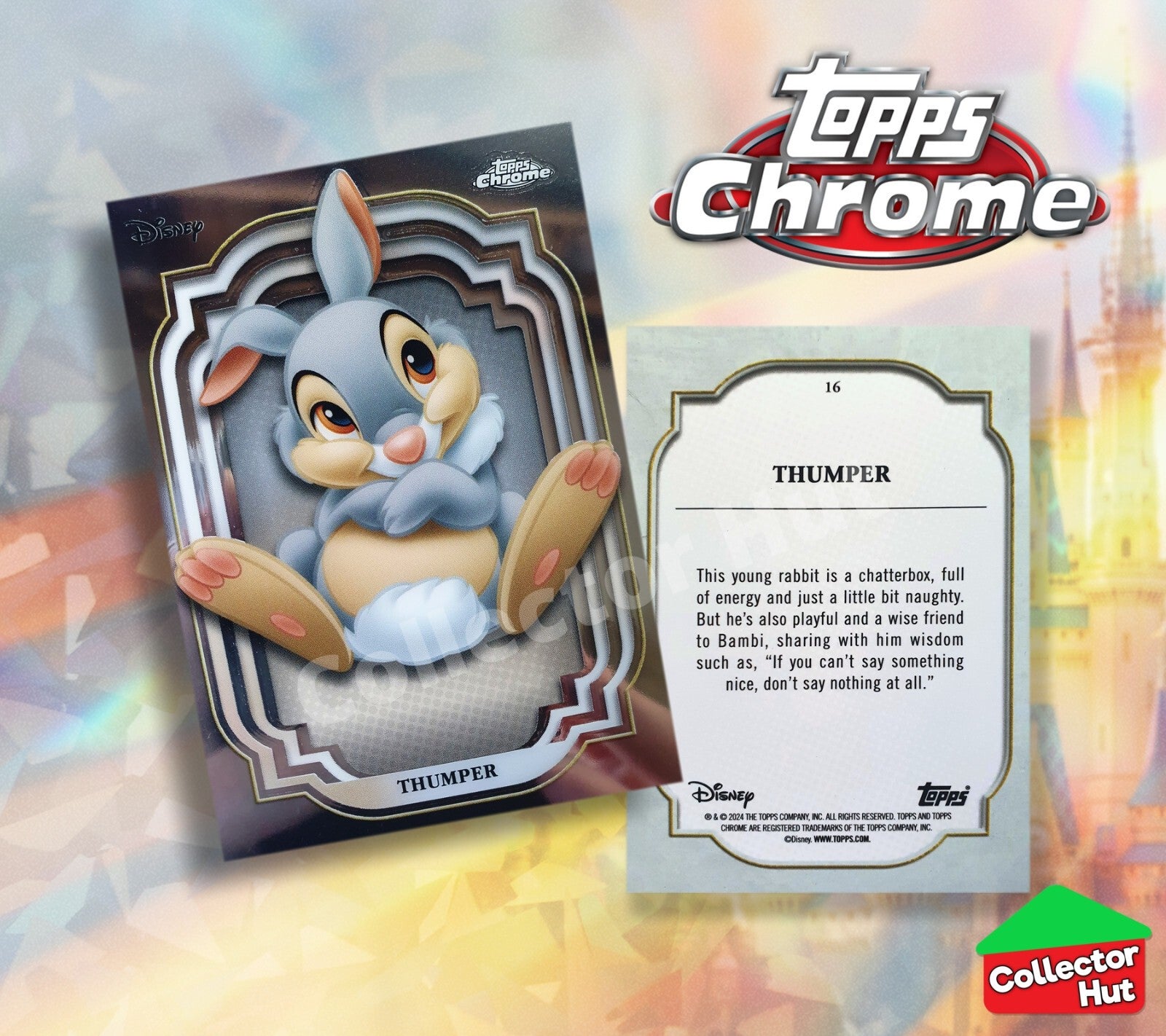 Disney Topps Chrome 2024 Base Cards 1-200 Pick Singles to Complete Your Set