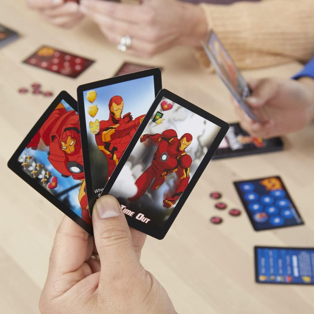 Marvel Mayhem Card Game Ages 8+ Fun Game for Marvel Super Hero Fans 2-4 Players