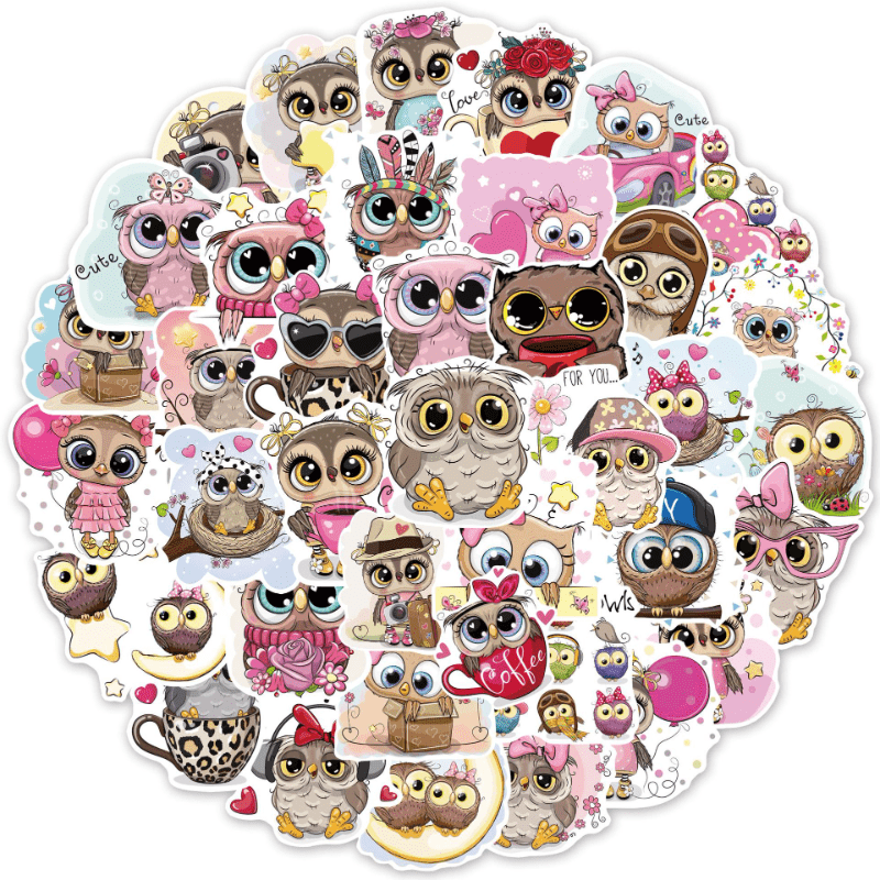 Awesome Stickers Novelty Anime Cartoon Animals Artistic 100's to Choose From