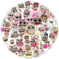 Awesome Stickers Novelty Anime Cartoon Animals Artistic 100's to Choose From
