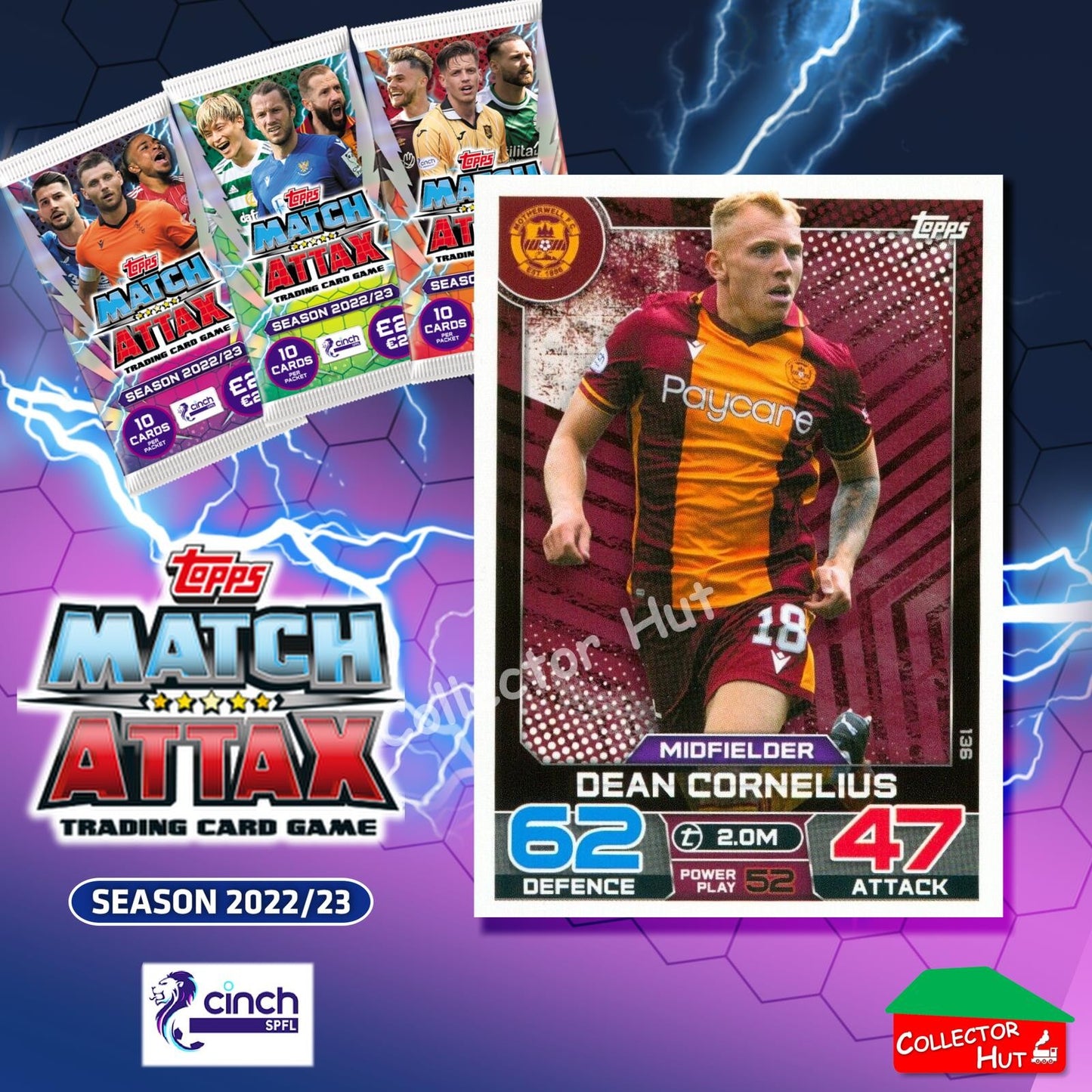 TOPPS MATCH ATTAX SPFL 2022/23 #1-162 Choose Your Card