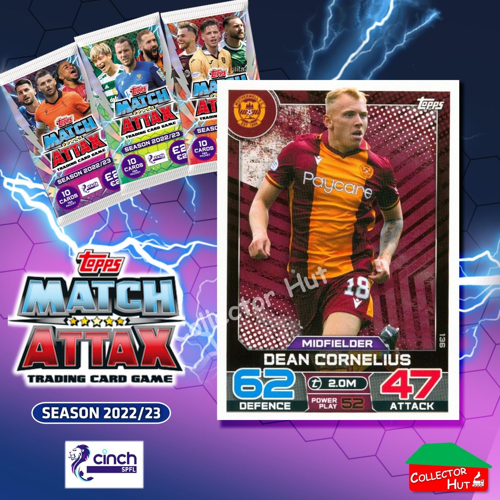 TOPPS MATCH ATTAX SPFL 2022/23 #1-162 Choose Your Card