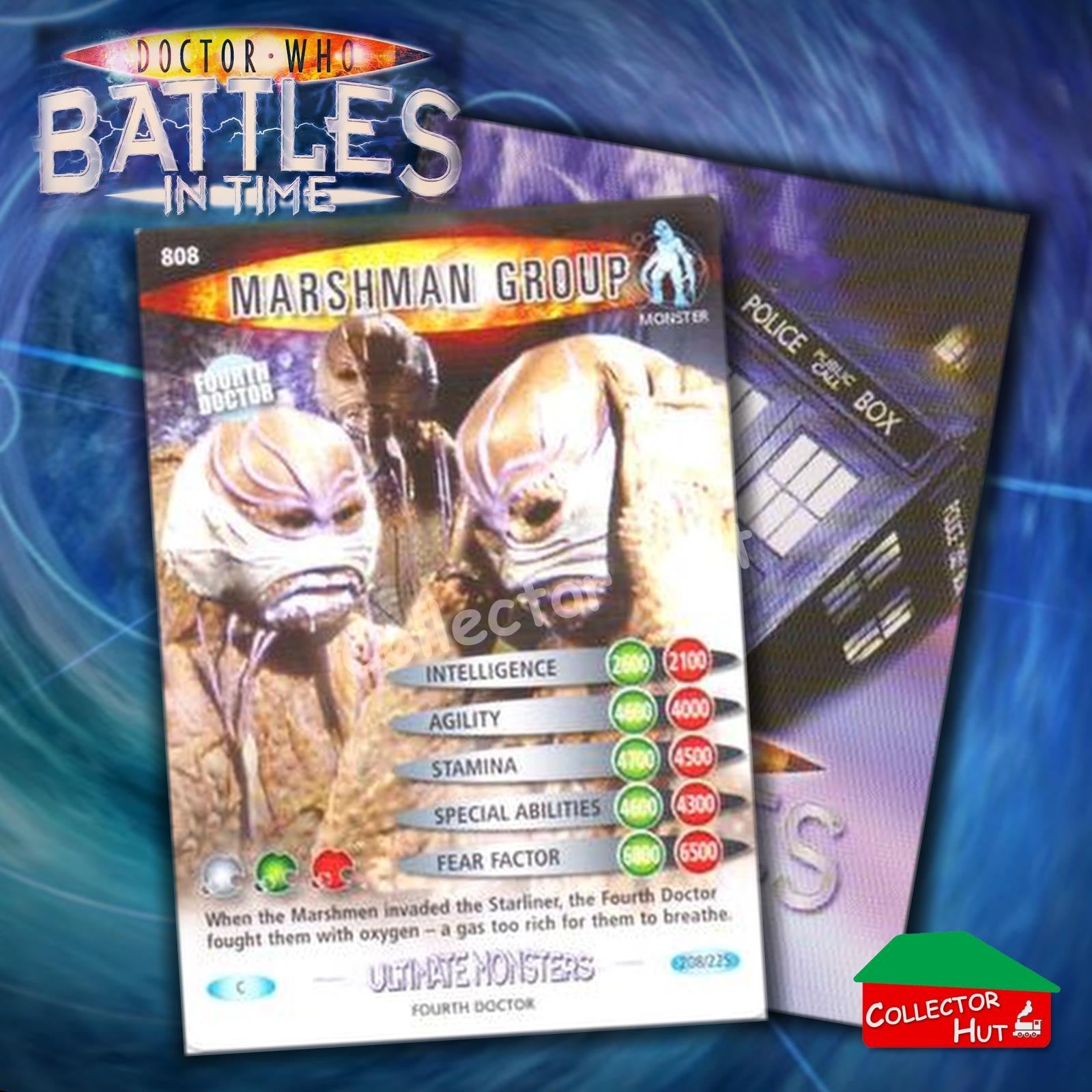 DOCTOR WHO Battles in Time #601-825 ULTIMATE MONSTERS RARE & COMMON Cards