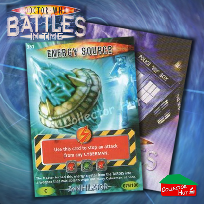 DOCTOR WHO Battles in Time #276-375 ANNIHILATOR RARE & COMMON Cards YOU CHOOSE
