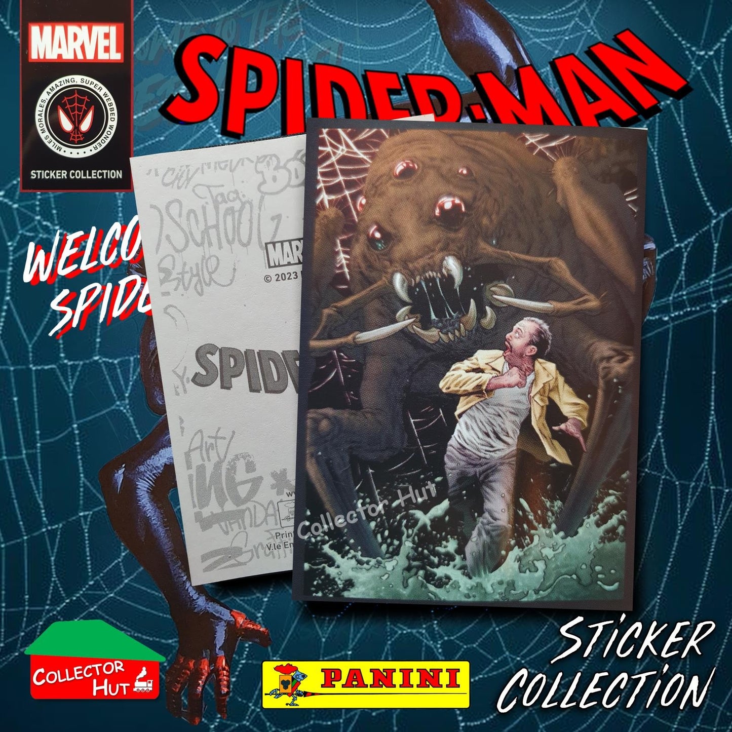 Panini Spider-Man Spider-Verse 2023 Collection Sticker Singles #1-163 & F1-30