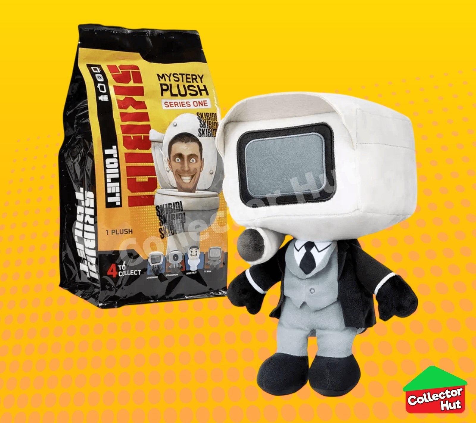 Skibidi Toilet 11" Plush Toy Collection (IDENTIFIED) Series 1