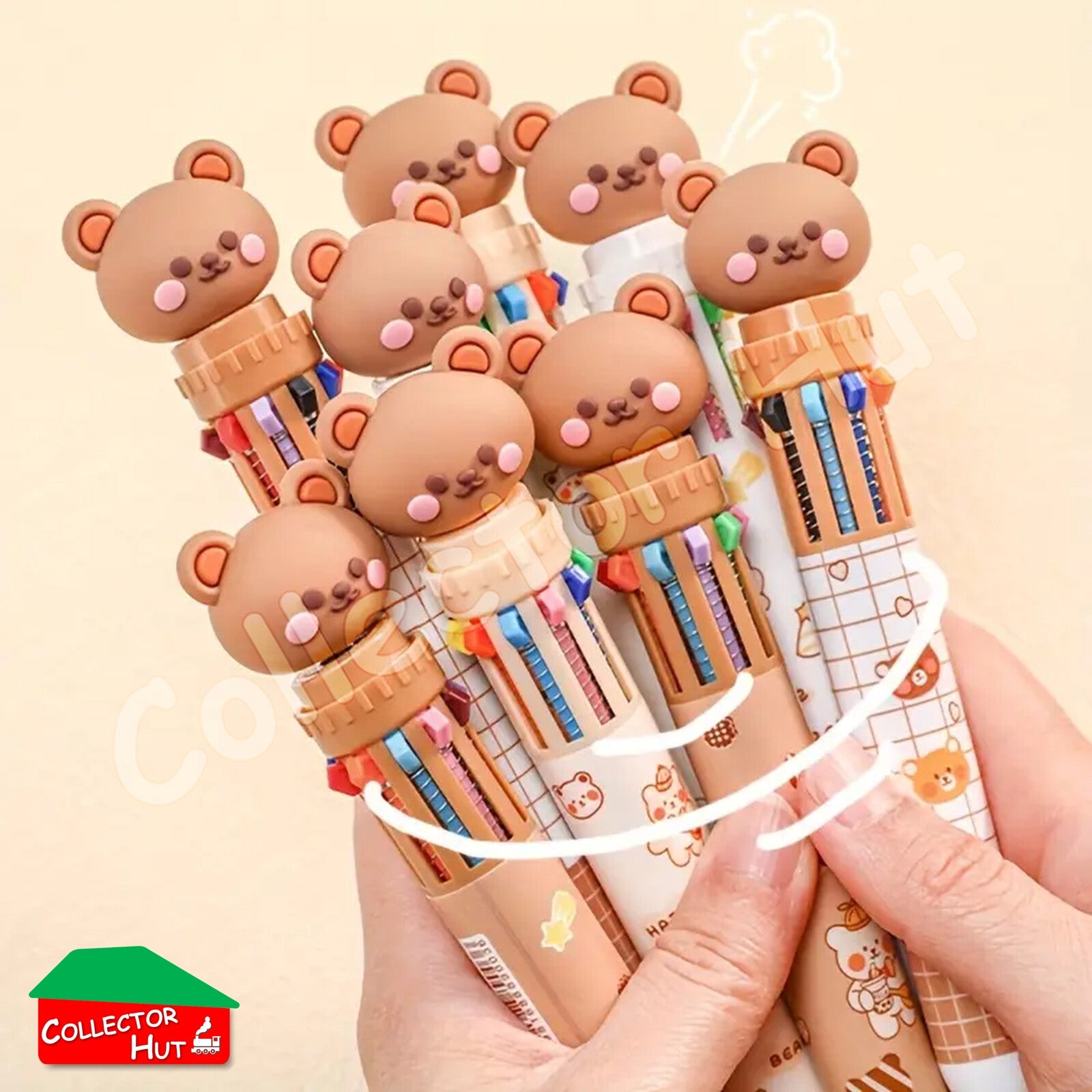 Novelty Ballpoint Pens 10 Colour MULTI-PACKS 4pcs 6pcs for Children