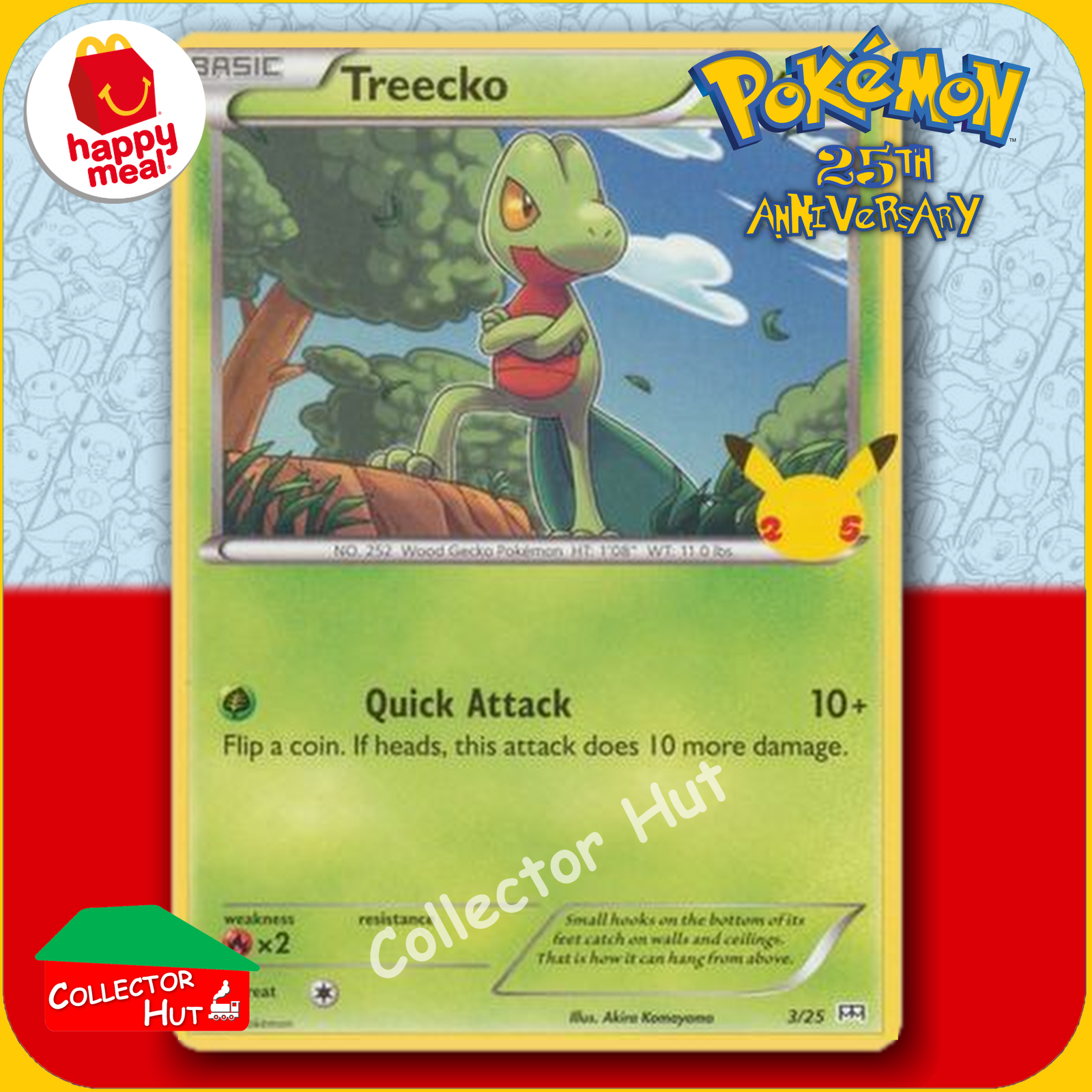 McDonald's Happy Meal 2021 Pokémon 25th Anniversary Trading Cards You Choose