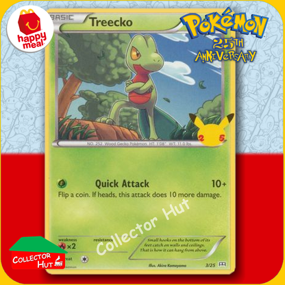McDonald's Happy Meal 2021 Pokémon 25th Anniversary Trading Cards You Choose