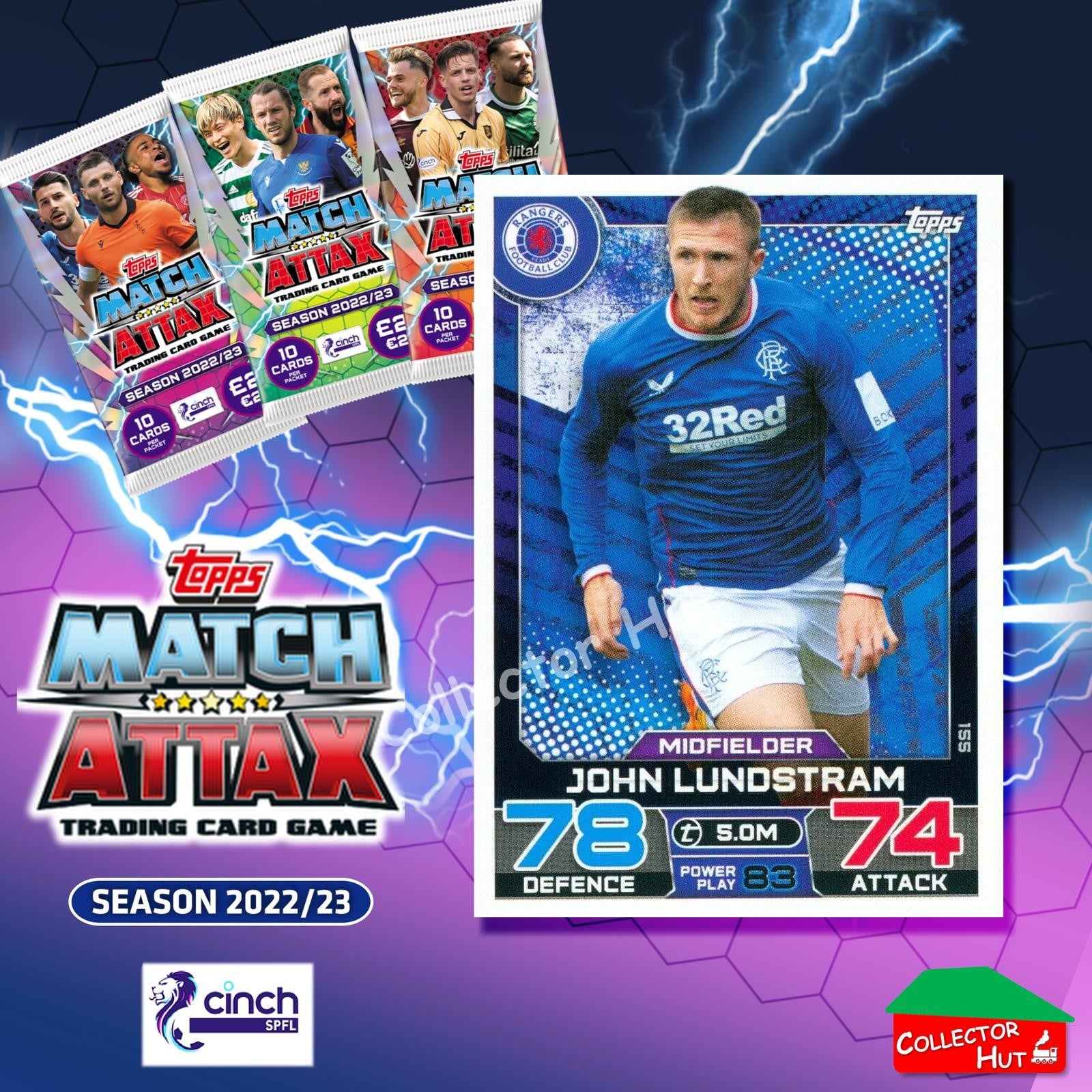 TOPPS MATCH ATTAX SPFL 2022/23 #1-162 Choose Your Card