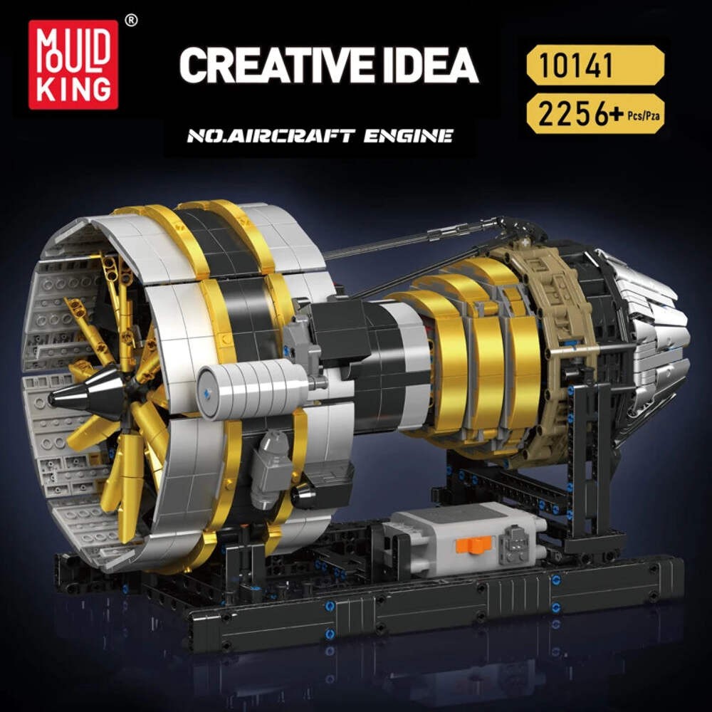 Mould King Technology Motorized Engine Building Block Model Sets