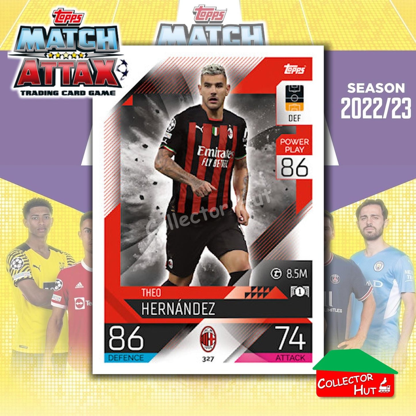 Topps Match Attax Europa Champions League 2022/23 TCG Trading Cards Base 190-387