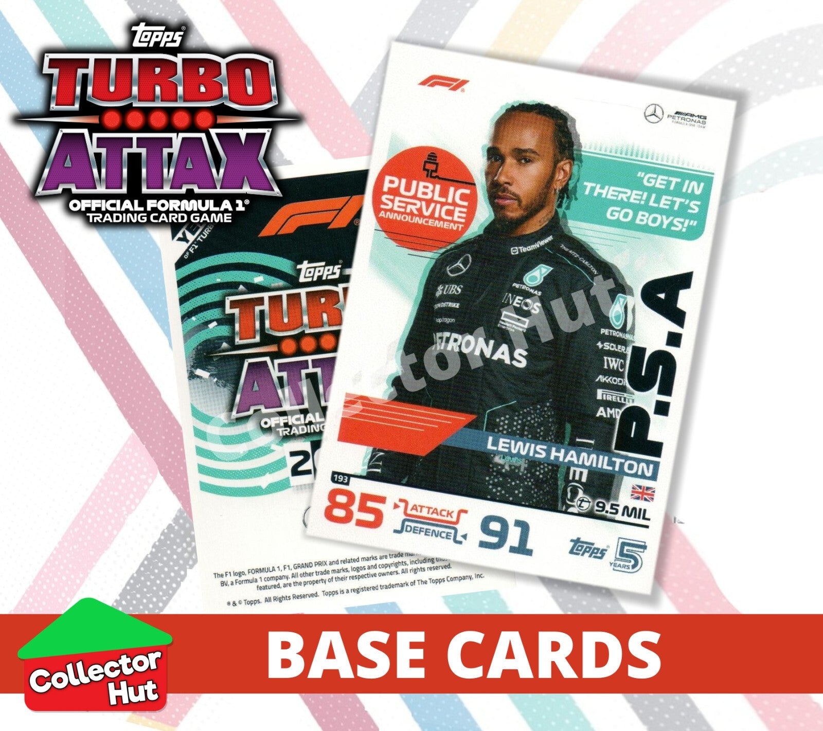 Topps Turbo Attax Formula 1 F1 2024 #167-312 Base Cards YOU CHOOSE