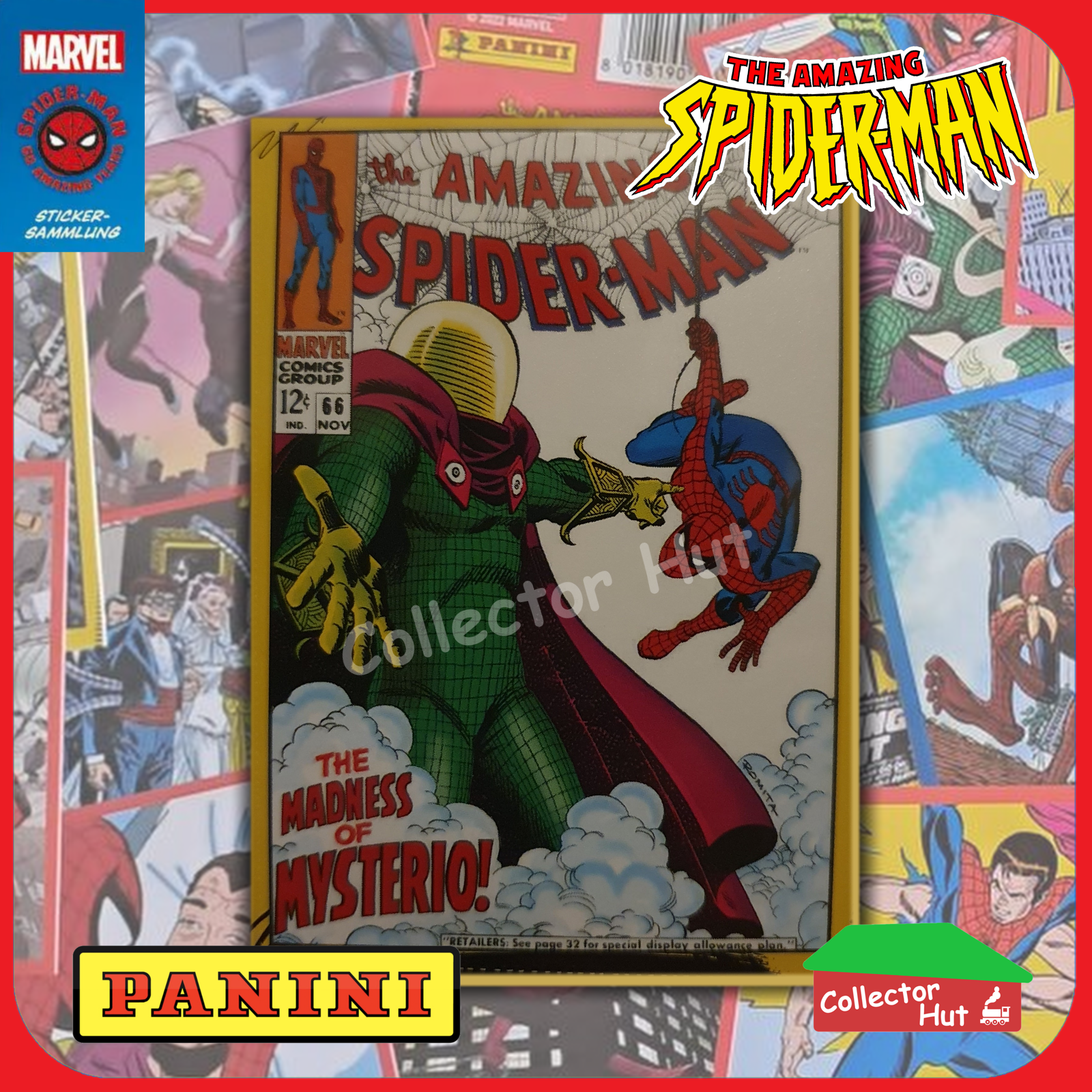 Panini The Amazing Spider-Man 60th Anniversary Trading Cards Singles 1-60