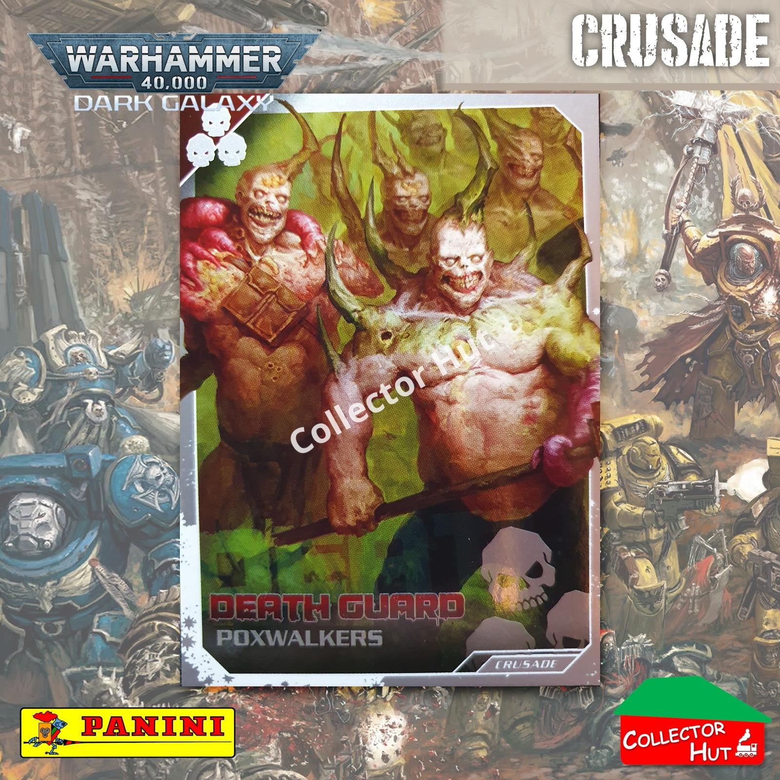 PANINI Warhammer 40,000 Dark Galaxy Parallel Trading Card Crusade Vanguard Purge