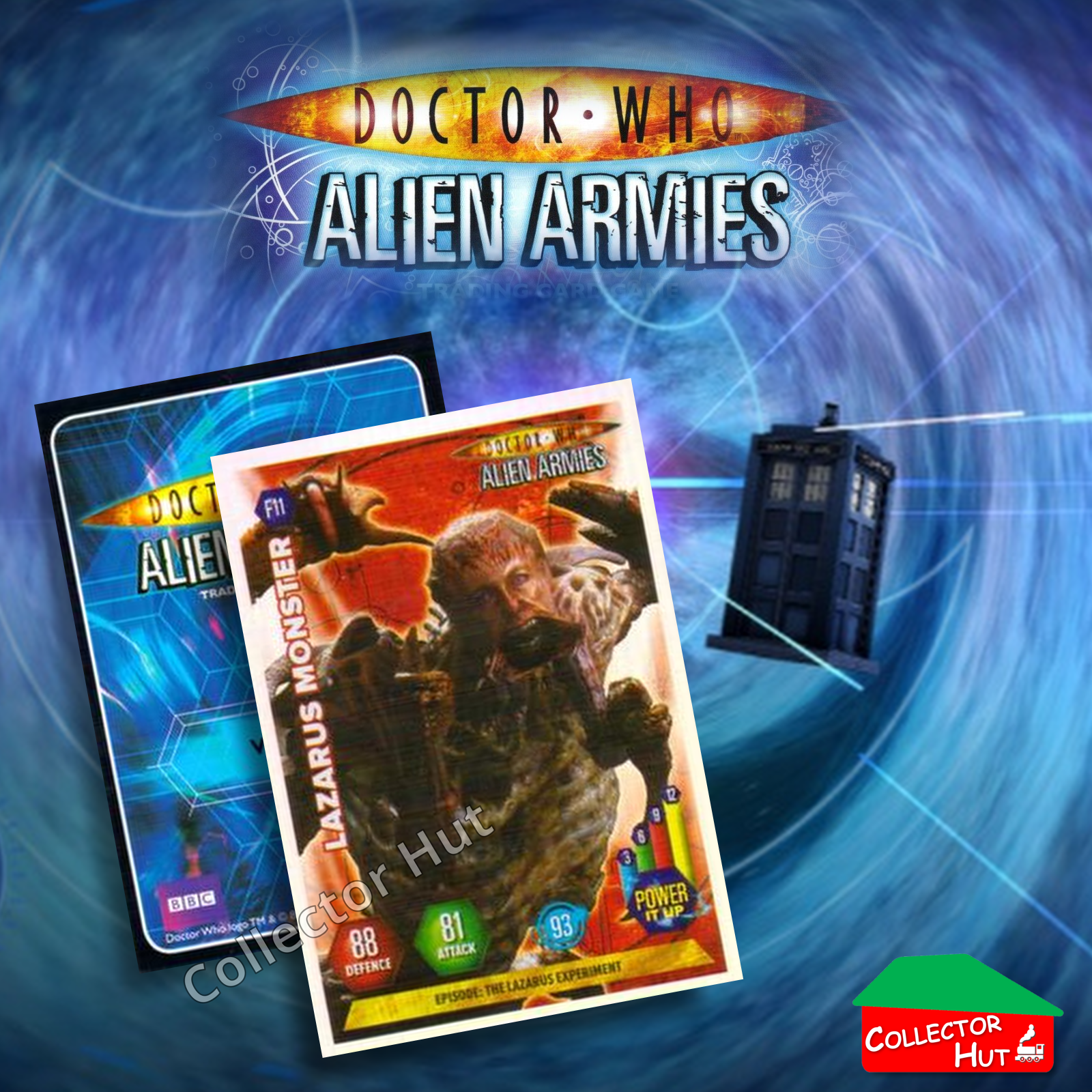 DOCTOR WHO Alien Armies Trading Cards Glitter Super Emboss Foil Cards