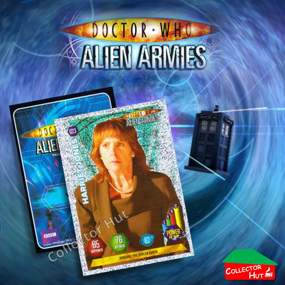 DOCTOR WHO Alien Armies Trading Cards Glitter Super Emboss Foil Cards