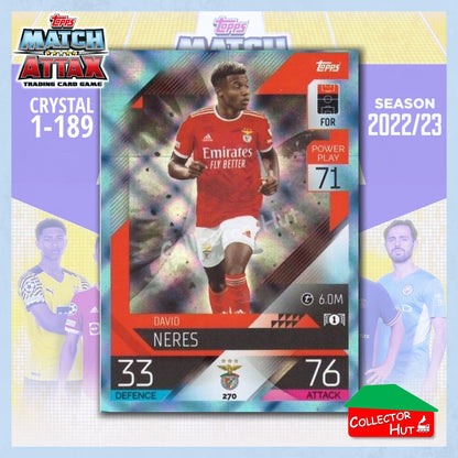 Topps Match Attax Europa Champions League 2022/23 Crystal Parallel Cards 190-387