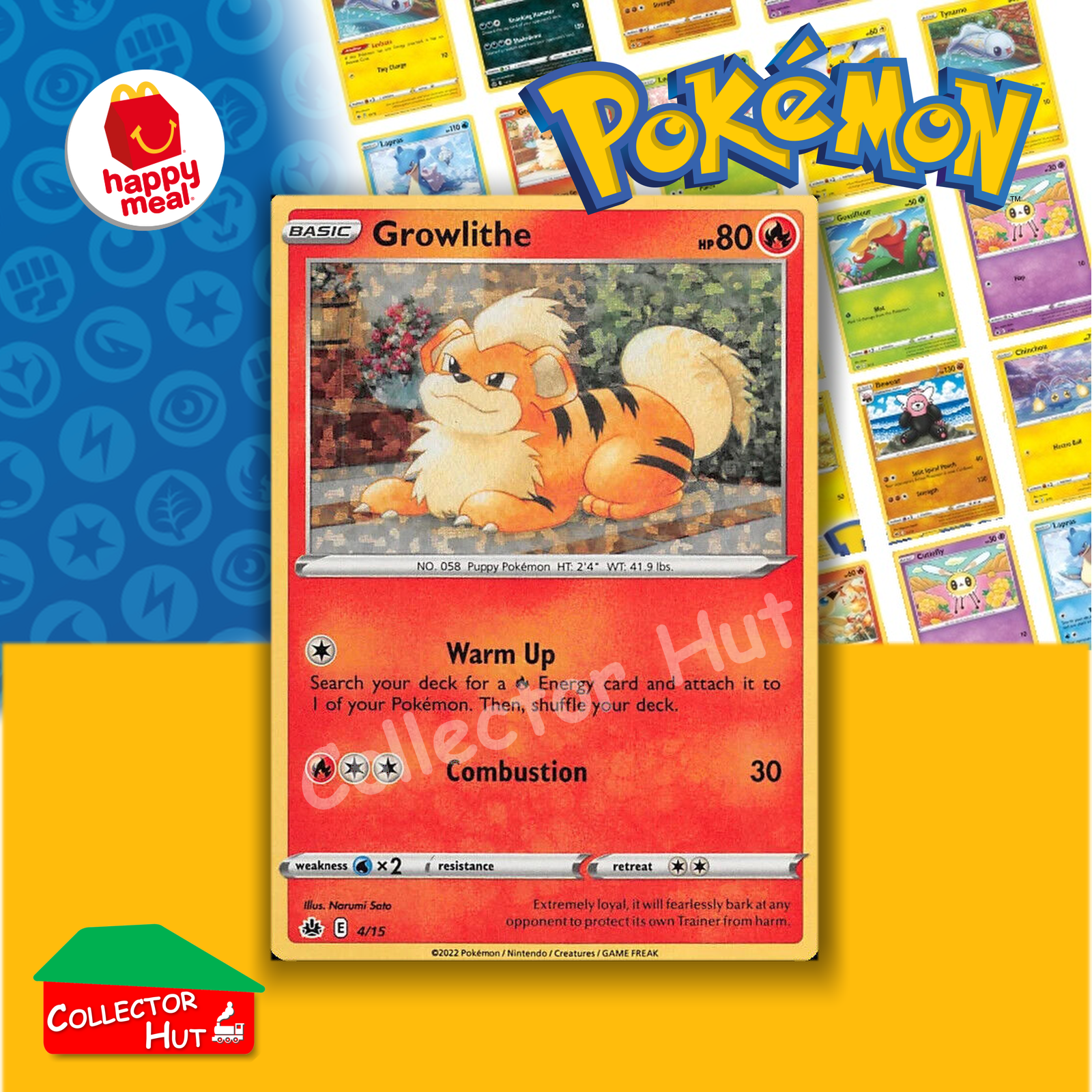 McDonald's Happy Meal 2022 Pokémon Match Battle SINGLE Trading Cards You Choose