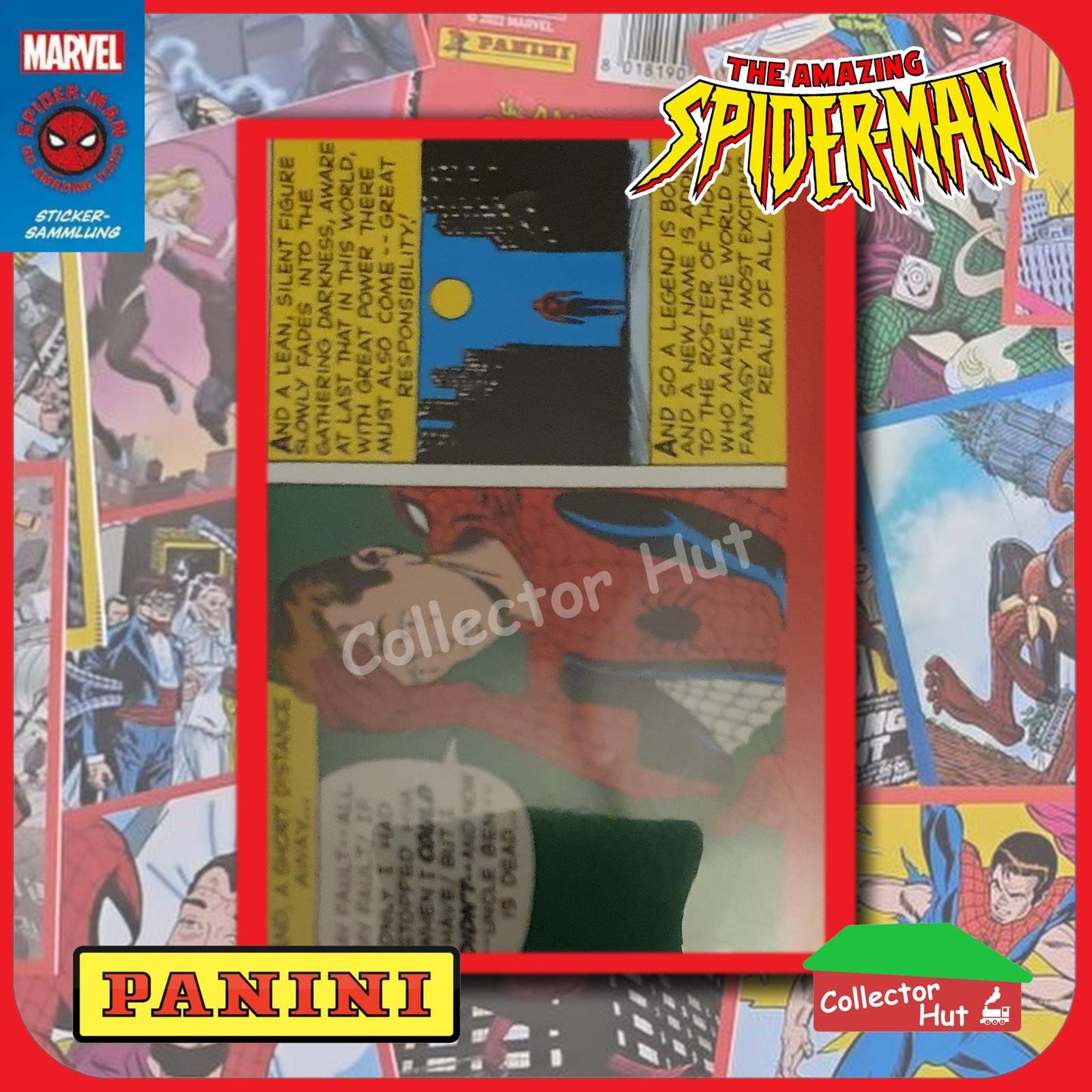 Panini The Amazing Spider-Man 60th Anniversary Sticker Collection Singles