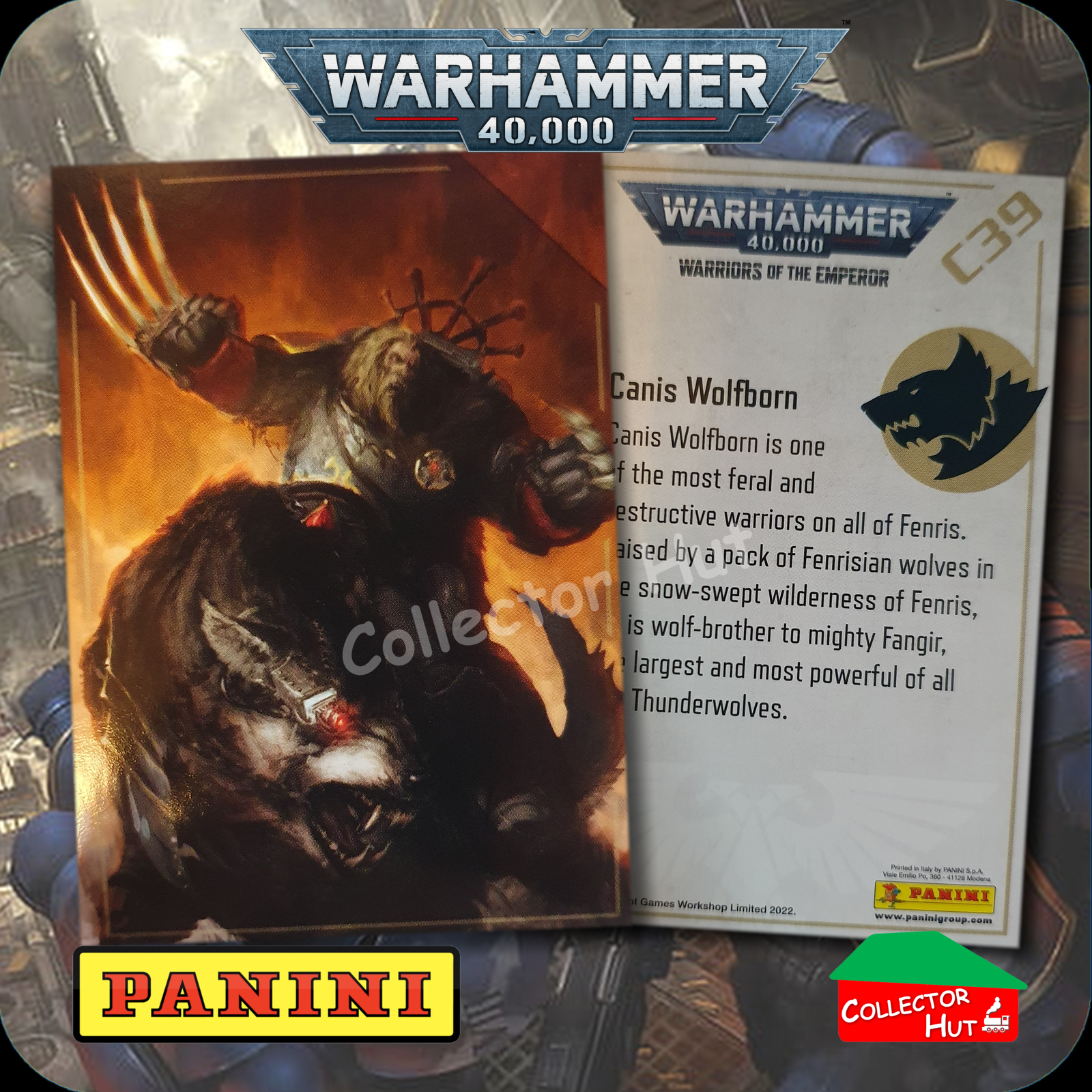 PANINI Warhammer 40,000 40k Warriors of the Emperor Trading Cards You Choose