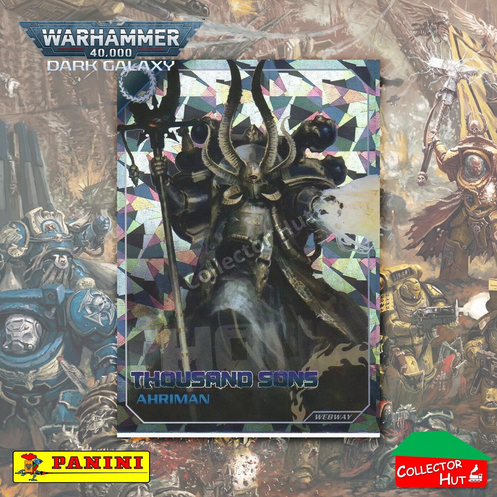 PANINI Warhammer 40,000 Dark Galaxy Webway Inferno Adamantium Limited FOIL Cards